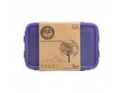 Lock & Lock Eco Stackable Airtight Container 2 Piece (1 x 1.4 litre / 1 x 1.0 litre)